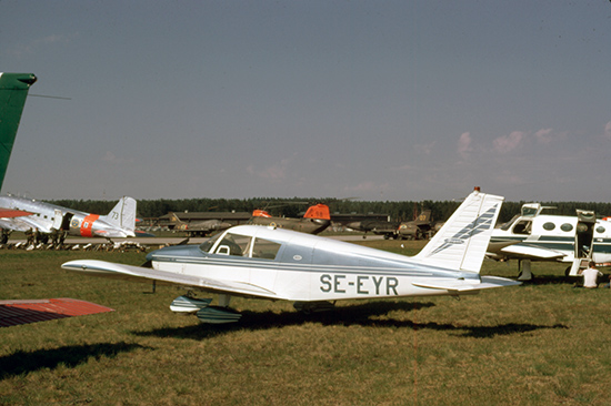 SE-EYR på F 15, Söderhamn 1970-06-07. Foto Paul Compton.