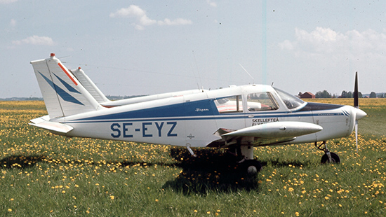 SE-EYZ 1973-05-31. Plats okänd. Foto ur Freddy Stenboms donerade samling.