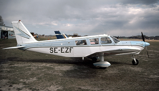 SE-EZF, troligen på Norrköping 1978. <br />Foto ur Freddy Stenboms donerade samling.