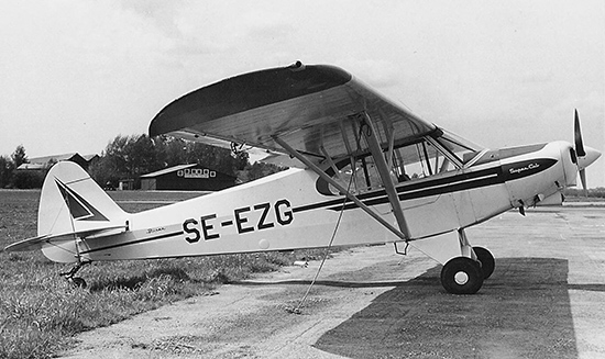 SE-EZG, på Brandholmen, Nyköping 1968-05-23. Foto: Lars E. Lundin