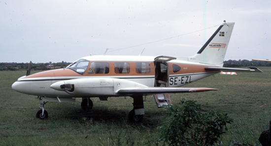 SE-EZL på Borglanda 1974. Foto ur Freddy Stenboms donerade samling.