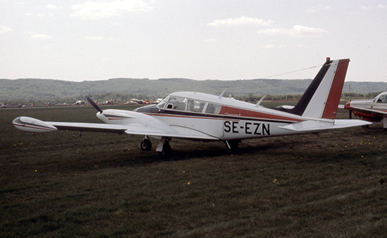 SE-EZN, troligen på Ljungbyhed ca 1976. Foto: Freddy Stenbom