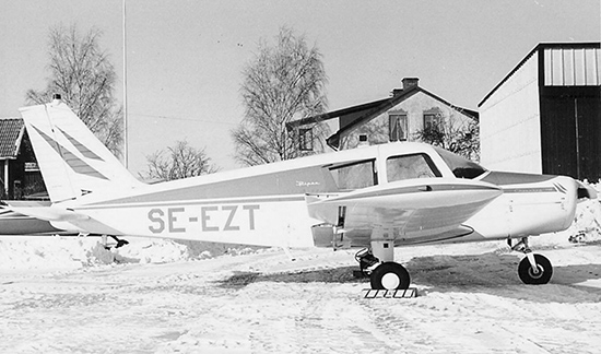 SE-EZT på Norrköping, Kungsängen 1969-03-15. Foto: Lars E Lundin