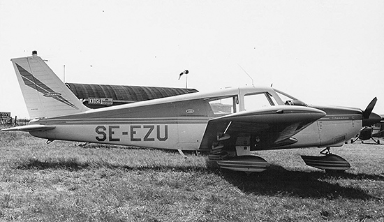 SE-EZU på Getterön, Varberg 1967-07-17. Foto: Tore Sjöberg via Lars E Lundin.