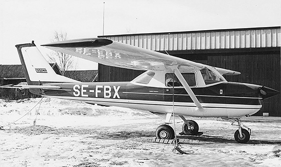 SE-FBX på Kungsängen, Norrköping den 1968-03-10. Foto: Lars E Lundin.