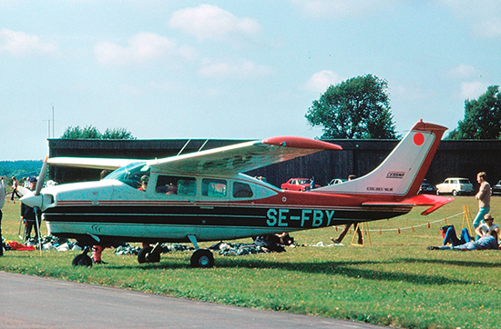 SE-FBY ca 1971-1972. Plats ej känd . Foto: Freddy Stenbom