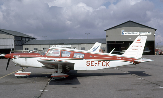 SE-FCK på Bromma 1973-04-08. Foto: Leif Fredin.