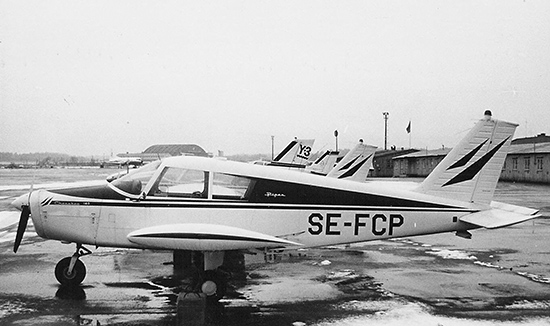 SE-FCP på Bromma 1968-11-09. Foto: Bo Widfeldt.