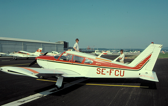 SE-FCU på Zürich Kloten juni 1978. Foto: Sven-Erik Jönsson