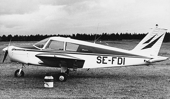 SE-FDI på Höganäs 1968-06-16. Foto: Lars E Lundin