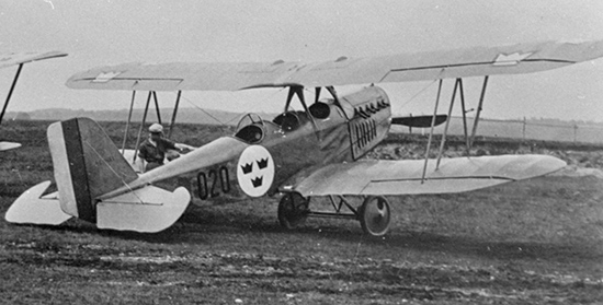 Sk 5, Heinkel HD 35, märkt 020. Levererades april 1926 till FK märkt 66, <br />till FV med bet Sk 5, märktes 020 juli 1927, kasserades juni 1929.