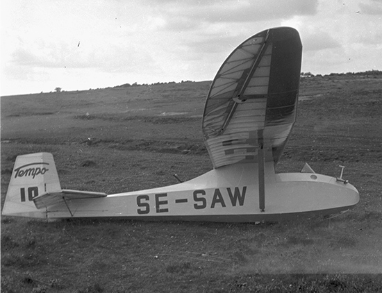 SE-SAW på Ålleberg ca 1944-1947. Foto ur Ur Lennart Gustafssons samling.