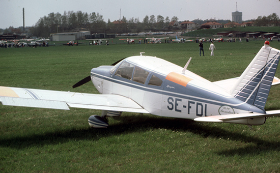 SE-FDL på Saabfältet, Linköping 1983-05-10. Foto: Freddy Stenbom.
