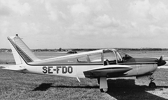 SE-FDO på F 14, Halmstad 1969-08-31. Foto: Lars E Lundin