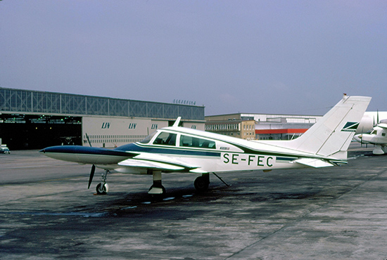 SE-FEC på Bromma 1970-07-10. Foto Leif Fredin.