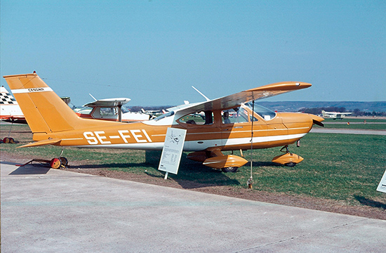 SE-FEI på F 10, Ängelholm 1972-05-14. Foto ur Freddy Stenboms donerade samling.