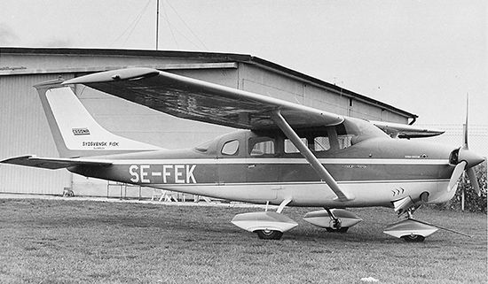 SE-FEK på Landskrona-fältet 1969. Foto via Lars E. Lundin.