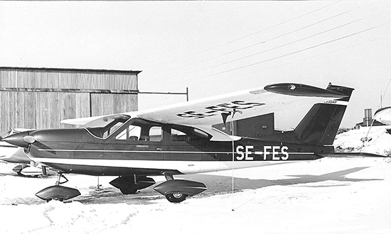 SE-FES på Kungsängen, Norrköping 1969-03-15. Foto: Lars E Lundin.