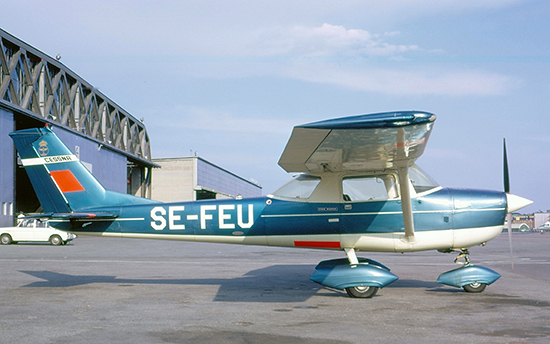 SE-FEU på Bromma juni 1973. Foto: Freddy Stenbom.