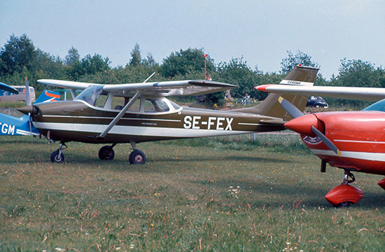 SE-FEX på Norrtälje 1977-06-18. Foto: Freddy Stenbom.