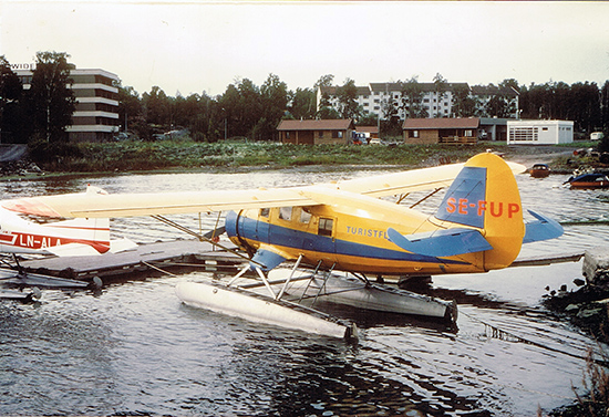 SE-FUP på Fornebu 1977-08-09. Foto Kay Hagby via Nils-Olof Andersson.