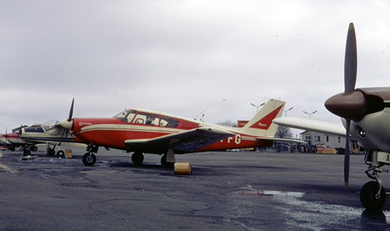 SE-FFG på Bromma 1970. Foto ur Freddy Stenboms donerade samling.