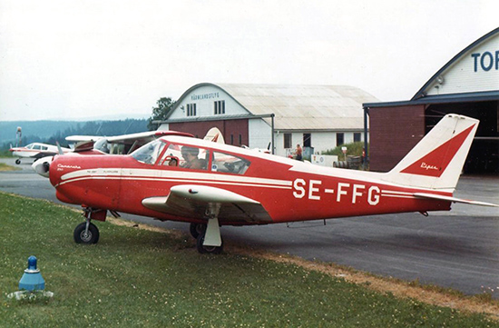 SE-FFG på Torsby 1973-07-08. Foto via Hans Göran Spritt.