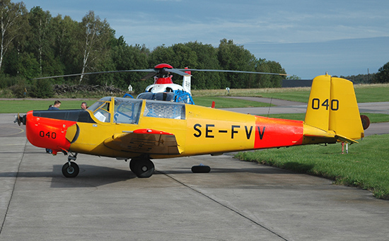 SE-FVV på Säve 2008-08-31 vid Göteborg Aero Show.<br />Foto: Mats Averkvist