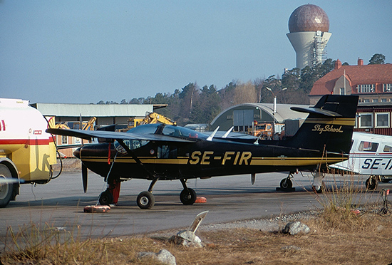 SE-FIR på Bromma våren 1981. Foto: Freddy Stenbom