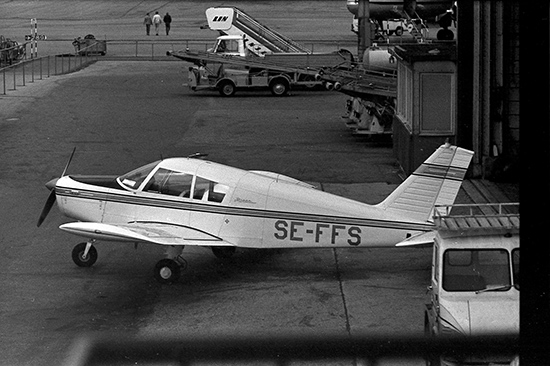 SE-FFS på Bromma. Datum ej känt. Foto: Hans Kampf