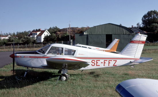 SE-FFZ på Torslanda 1975-07-27. Foto: Leif Fredin.