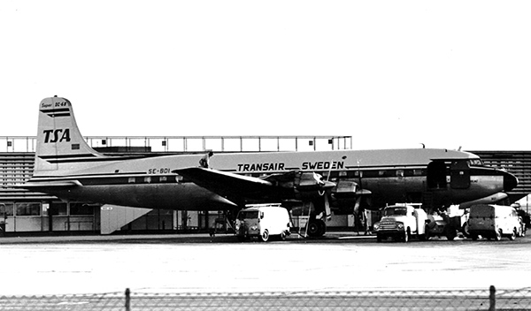 SE-BDI på Kastrup. Datum ej känt, foto via Nils-Olof Andersson