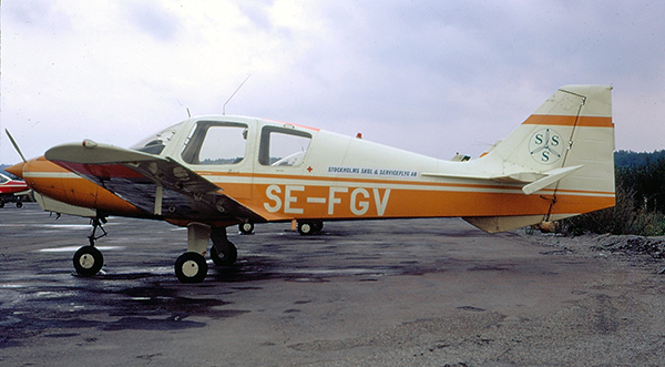 SE-FGV på Bromma 1971-08-14. Foto: Freddy Stenbom