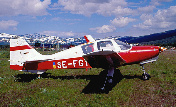 SE-FGY på Hemavan 1997. Foto: Freddy Stenbom