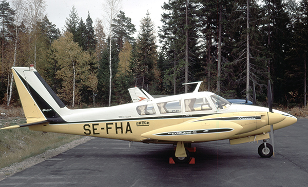 SE-FHA i Västervik 1971-10-17. Foto: Lars E Lundin.