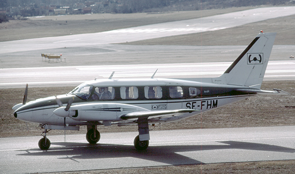 SE-FHM på Bromma 1978. Foto: Freddy Stenbom.