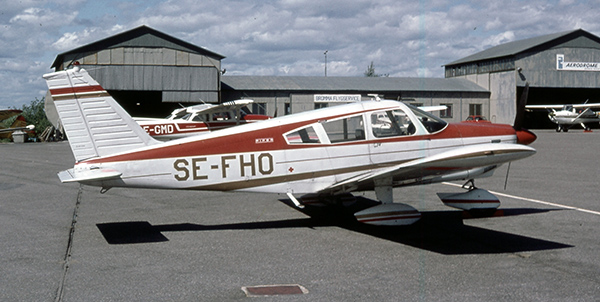 SE-FHO på Bromma 1978. Foto ur Freddy Stenboms samling.