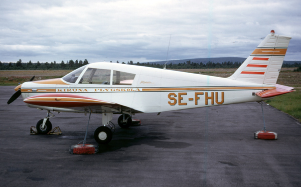 SE-FHU i Kiruna 1973. Foto: Sven Stridsberg