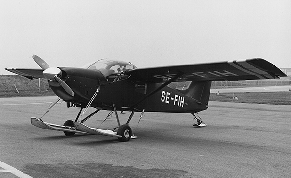 SE-FIH på Saab-Linköping 1974. Saab foto 74/459, Foto: W Linder