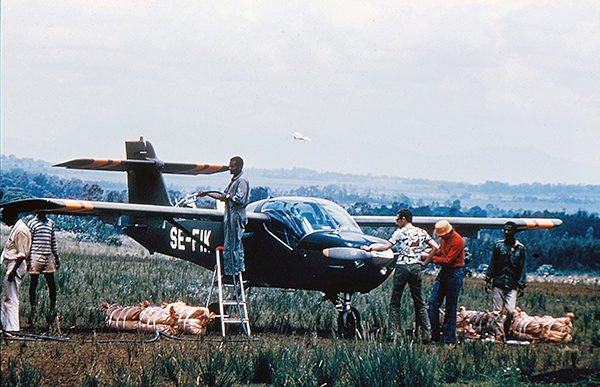 SE-FIK i Etiopien ca 1975. Foto ur Freddy Stenboms donerade samling.