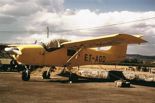 ET-AGD i Addis Abeba 1984. Foto: Ole G Nordbö via Nils-Olof Andersson