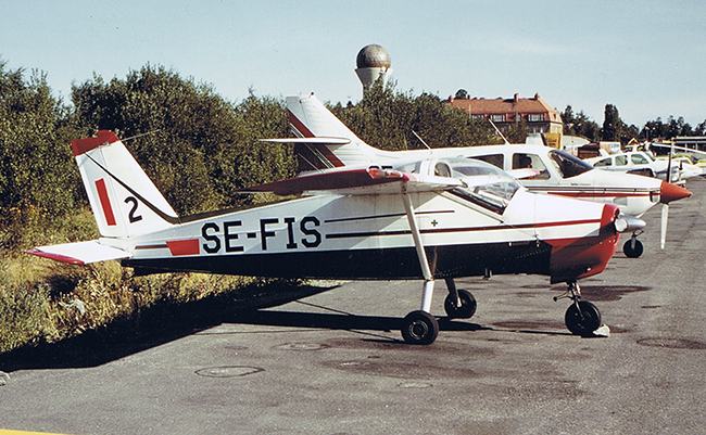 SE-FIS på Bromma 1982-07-31. Foto: Rolf Larsson via Nils-Olof Andersson