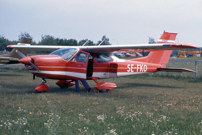 SE-FKO på Norrtälje 1977-06-18. Foto ur Freddy Stenboms donerade samling.