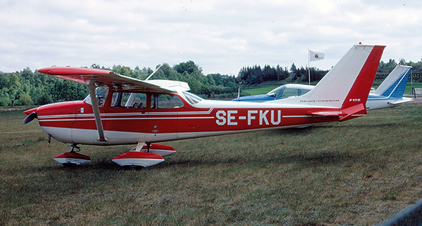 SE-FKU maj 1971. Plats ej känd. Diabild ur Freddy Stenboms donerade samling.