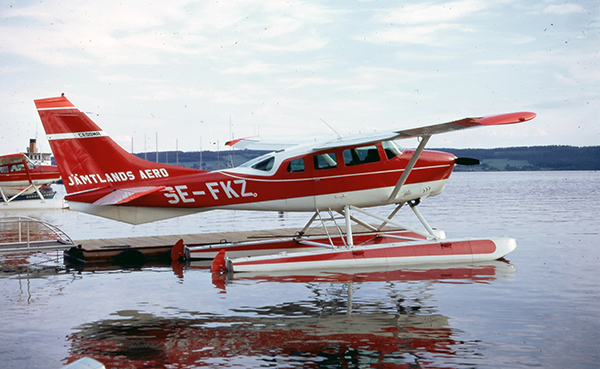 SE-FKZ vid Östersund sommaren 1973. Foto: Sven Stridsberg