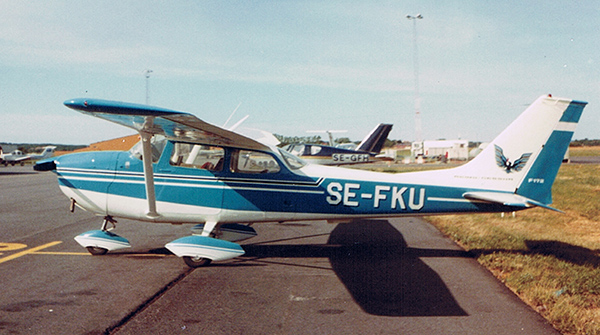 SE-FKU på Säve 1983-08-03. Foto Nils-Olof Andersson