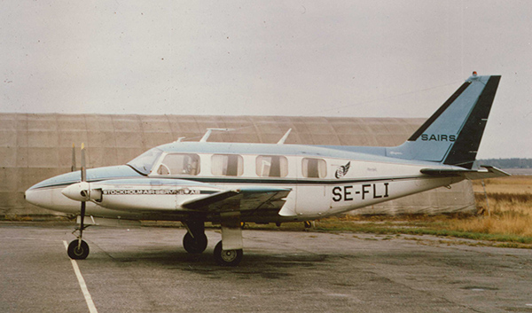 SE-FLI 1972-10-07, troligen på Brandholmen, Nyköping. Foto ur Nils-Arne Nilssons donerade samling.