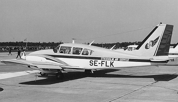 SE-FLK på Skavsta, Nyköping 1968-05-26. Foto: Lars E Lundin.