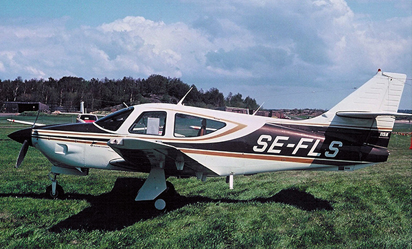 SE-FLS på Säve 1976-05-15. Foto: Lars E Lundin.