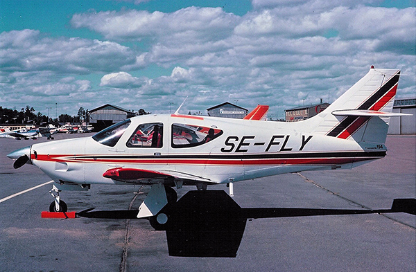 SE-FLY på Bromma 1977-06-21. Foto: Lars E Lundin.